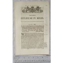 1825 Act of Parliament: salaries Master of the Rolls, Chief Baron, Puisne Judges