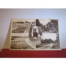 multiview, FELPHAM, SUSSEX. used postcard by Shoesmith & Etheridge 1957 pm =