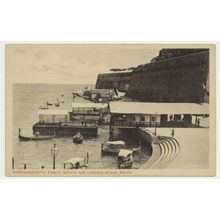 MALTA MARSAMUSCETTO PUBLIC BATH'S Marsamxett Harbour early 20th C. RPPC 210361