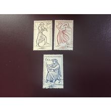 ICOLLECTZONE Czechoslovakia 1044-1046 VF used