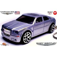 VERY RARE KEYCHAIN SILVER CHRYSLER 300C CUSTOM Ltd Ed.
