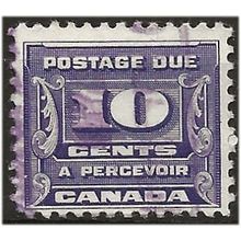 Canada 1933 D17 10c Violet Postage Due Good+ Used . .. .