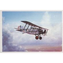 Bristol Military Fighter Parnassus London Gallery Painting Plane Postcard