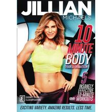 Jillian Michaels: 10 Minute Body Transformation DVD | Region 4
