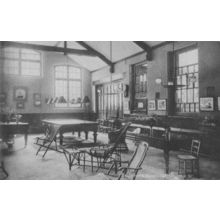 Billiard Room at St Johns Hospital Myrtle Street Liverpool Old Postcard