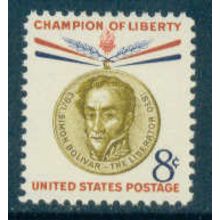 1111 8c Simon Bolivar Fine MNH MA0201