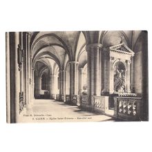 ABBEY OF ST, ETIENNE,CAEN, FRANCE vintage unused postcard (d)