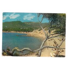 PAGUERA, MALLORCA, SPAIN used vintage postcard c. 1963 =
