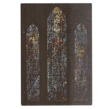PRISONERS OF CONSCIENCE WINDOW, SALISBURY CATHEDRAL, WILTSHIRE unused postcard =