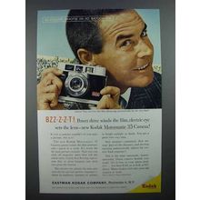 1960 Kodak Motormatic 35 Camera Ad - Bzz-z-z-t!