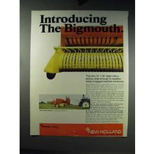 1969 New Holland Model 277 Hayliner Baler Ad - Bigmouth