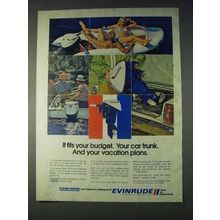 1972 Evinrude 9 1/2 Outboard Motor Ad - Fits Budget