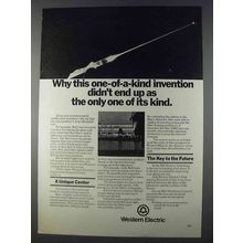 1980 Western Electric Ad - One-of-a-kind Invention