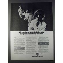 1980 Western Electric Ad - Make Our Lines Obsolete