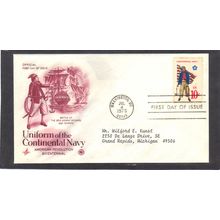 FDC Art Craft 1566 10c Navy (Cachet-Typed/A) CV41713