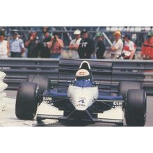 Andrea De Ceasaris Tyrell Car Team F1 Grand Prix Race Rare Postcard