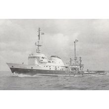 United Towing MT Statesman Ship Ocean Tug Alkis Postcard
