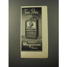 1953 Magnavox Television Ad - Finer picture ..richer tone