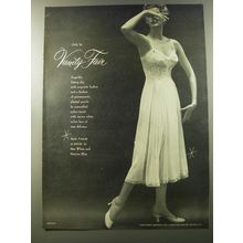 1953 Vanity Fair Slip Ad - photo by Mark Shaw - Only by Vanity Fair
