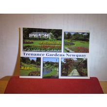 multiview, TRENANCE GARDENS, NEWQUAY, CORNWALL. used postcard. 1998 pm =