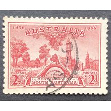 AUSTRALIA 1936 SG 0161 'SOUTH AUSTRALIA' USED 2d