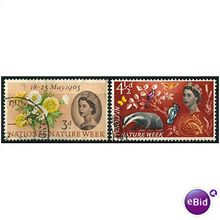 1963 Nature Set SG637-638 Very Fine Used