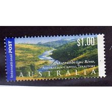 AUS 2001 $1.00 'MURRUMBIDGEE RIVER' FINE USED (EBID43-968)