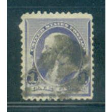 Used 219 1c Benjamin Franklin Fine M01868