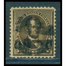 Used 222 4c Abraham Lincoln Fine C3740