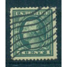 Used 405 1c George Washington Almost Very Fine A08405