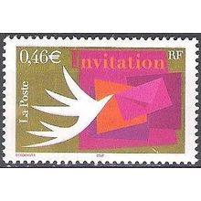 France 2002 Michel 3616IY Neuf ** Cote (2008) 1.00 € Timbre pour invitations