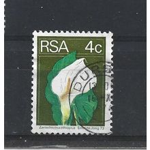 SouthAfrica.SG351 4c Arum Lily.Paper Unchecked.Fine Used.Sep25f