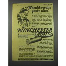 1928 Winchester Repeater Speed Loads Ad - Results