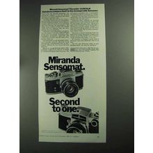 1968 Miranda Sensomat and Sensorex Cameras Ad