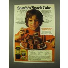 1975 Grandma's Molasses and Mott's Apple Sauce Ad