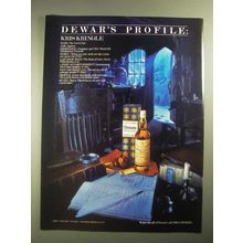 1987 Dewar's White Label Scotch Ad - Kris Kringle Dewar's Profile