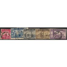 1945/1946 5 different values - fine used (o)