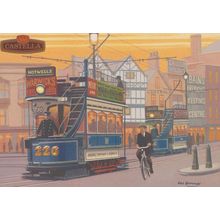 Bristol Tram Castella Cigars Limited Edition Artist Drawn Transport Postcard