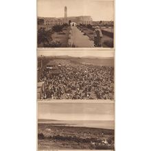 Swansea View From Town Hill Antique 3x Welsh Postcard s