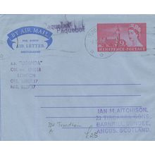 SS Uganda Posted On Board Letter British India Steam Ship Letter Card