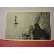 BEACHY HEAD & LIGHTHOUSE, EASTBOURNE used postcard 1959 pm #