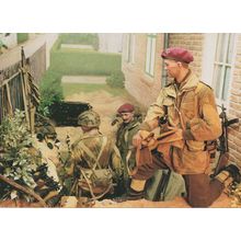 Mortar Artillery Army Positioning Firing In WW2 Holland Postcard