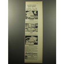 1957 Parker Games Advertisement - Careers, Clue and Monopoly - Players' choice