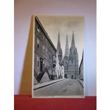 LICHFIELD CATHEDRAL AND CLOSE, unused vintage postcard by Photochrom =