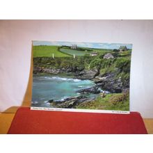 PRUSSIA COVE, nr MARAZION, CORNWALL used postcard by John Hinde 1982 pm =