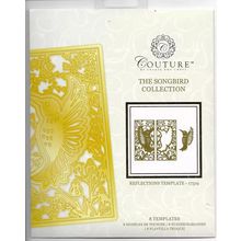 Couture. The Songbird Collection - Reflections Template 17319 Die Set. Crafts