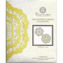 Couture. The Winter Flurries Collection - Template 16744 Die Set. Die Cutting