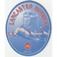 BEER MAT - MITCHELLS BREWERY - LANCASTER BOMBER - (Cat No 041) - (1996)