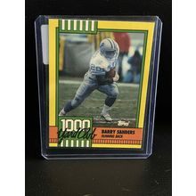 Barry Sanders [Disclaimer Back] #3 | 1990 Topps 1000 Yard Club Football Trading