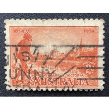 AUSTRALIA 1934 SG 0147a 'VICTORIA' USED 2d